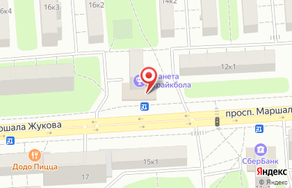 Аптека ГудАп на проспекте Маршала Жукова на карте