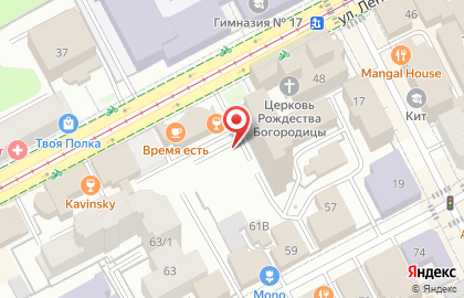 Автостоянка в Перми на карте
