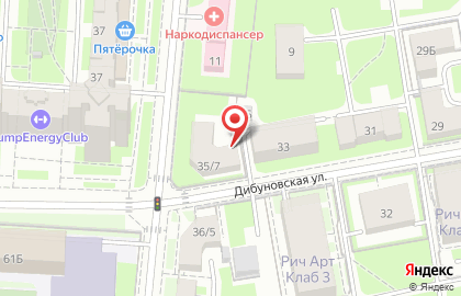 АСТ на Дибуновской улице на карте