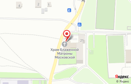 Храм Блаженной Матроны Московской на Заводской улице на карте