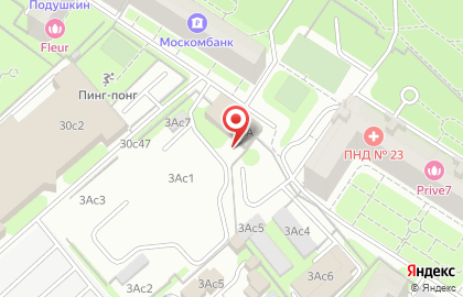 Здравница на 1-й Фрунзенской улице на карте