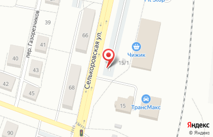 Автостоянка на Селькоровской, 15Б на карте