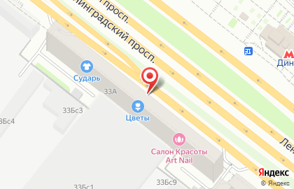 ЗооДруг на улице Ленинградский 33А на карте