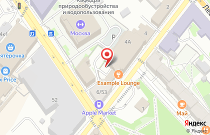 Платная парковка Апарт Сервис на улице Галиаскара Камала на карте