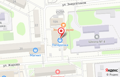 Служба доставки DPD на улице Жарова на карте