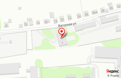 Оптовая фирма на Вагонной улице на карте