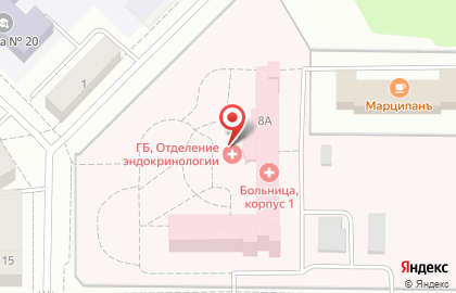 Городская больница город Каменск-Уральский в Каменск-Уральском на карте