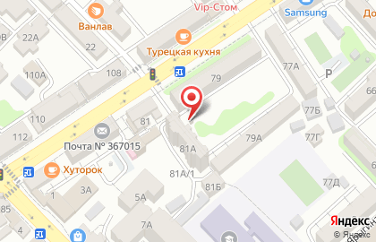 Продовольственный магазин в Советском районе на карте