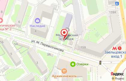 Кафе Минутка на улице Михаила Перевозчикова на карте