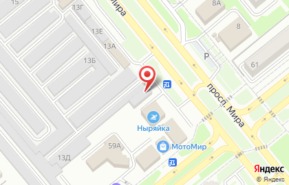 Агентство недвижимости Доверие на проспекте Мира на карте