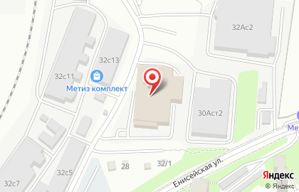 Оптовая компания Дионис на Енисейской улице на карте