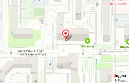 Цветочный салон Цветкоff на улице Казачьи луга на карте