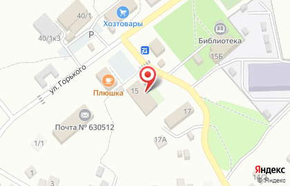 Универмаг в Новосибирске на карте