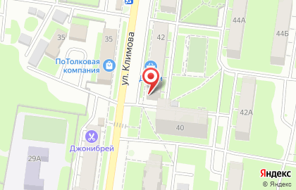 Ветеринарная аптека Дикси на улице Климова на карте