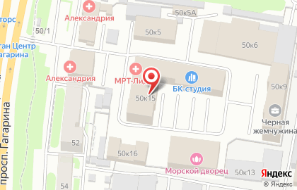 Диагностический центр МРТ Лидер на проспекте Гагарина на карте