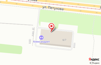 Детский футбольный клуб Форсаж на улице Петухова на карте