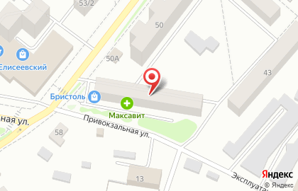 Санкт-Петербургское Общество Защиты Прав и Законных Интересов Предпринимателей на Привокзальной улице на карте
