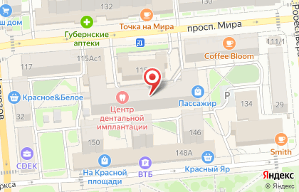 Красивая жизнь в Железнодорожном районе на карте