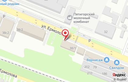 Производственно-торговая компания Кровельный центр на улице Ермолова на карте
