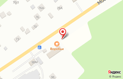 Ресторан Воробьи на карте