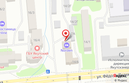 Квант на улице Фёдора Попова на карте