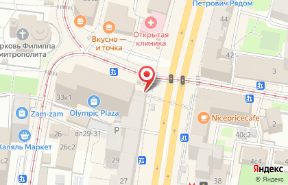 Кафе фиксированных цен Kafin в Мещанском районе на карте