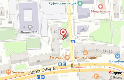 Автомат по продаже воды Живая вода в Калининграде на карте