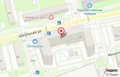 Магазин сантехники СанТехДуш на Школьной улице на карте