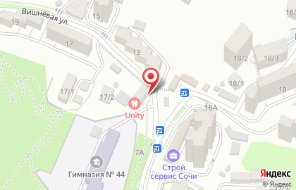 Продуктовый магазин в Сочи на карте