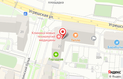 Магазин мужской одежды Сударь на Угрешской улице на карте