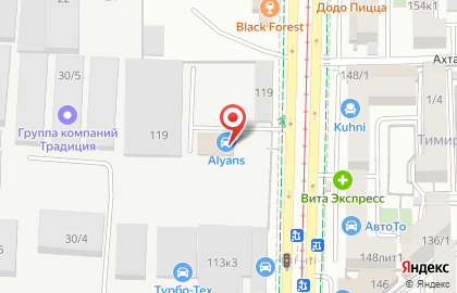 Компания АвтоАльянс на Московской улице на карте