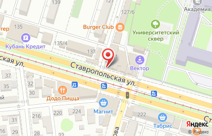 Цветочный рынок Восточный рынок на Ставропольской улице на карте