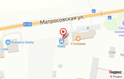 Автосервис Маяк в Борисоглебске на карте