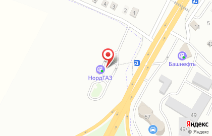 Нордгаз на Центральной улице на карте