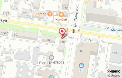 Магазин зоотоваров Кот и Пес на улице Шевченко на карте