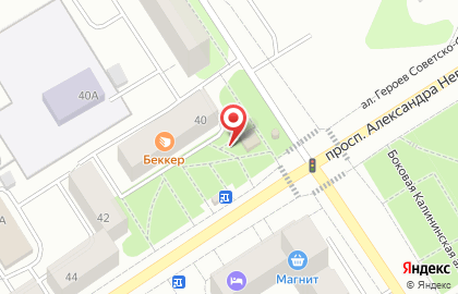 Киоск по продаже фруктов и овощей в Петрозаводске на карте