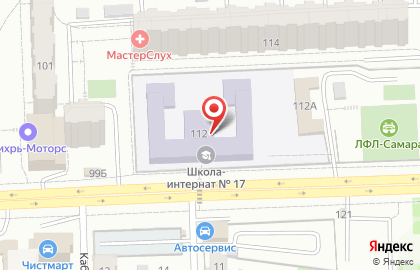 Специальная (коррекционная) образовательная школа-интернат №17 для слепых и слабовидящих на карте