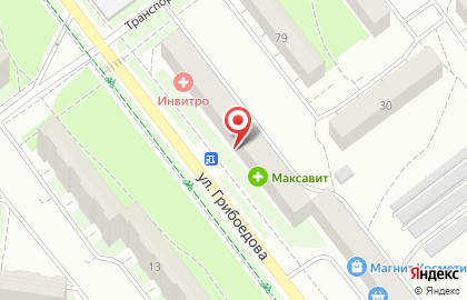 Комиссионный магазин Алекс на улице Грибоедова на карте