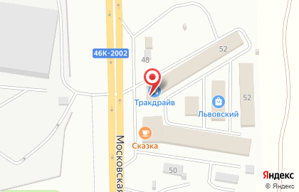 Строительный рынок Львовский на карте