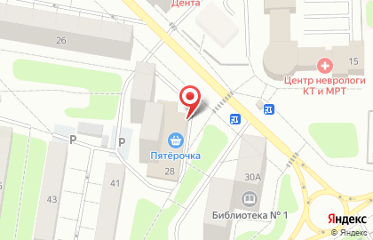 Универсам Fix Price на улице Маршала Бирюзова на карте