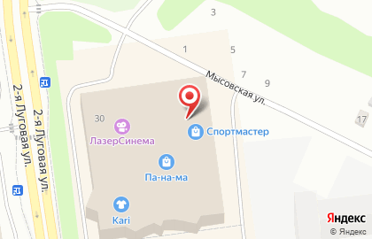 Магазин детских товаров Детский мир в Тюмени на карте