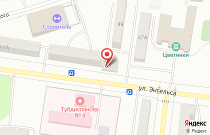 Управление Пенсионного фонда РФ на улице Энгельса в Ревде на карте