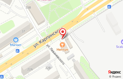 Фирменный магазин Аленушка на улице Карпинского на карте