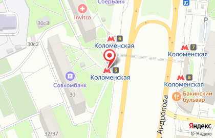 Киоск печатной продукции Ареал на проспекте Андропова на карте