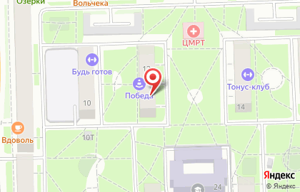 Центр искусств танца и цирка в Московском районе на карте