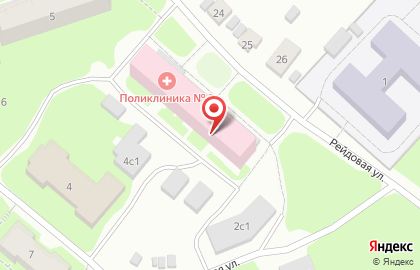 Банкомат Московский Индустриальный Банк на Рейдовой улице на карте