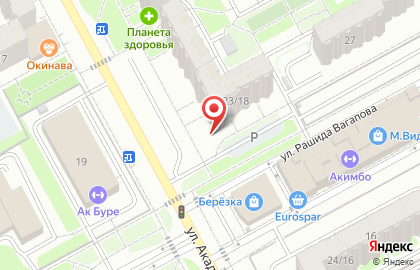 Автостоянка в Казани на карте