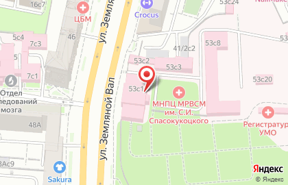 Московский научно-практический центр медицинской реабилитации, восстановительной и спортивной медицины на карте