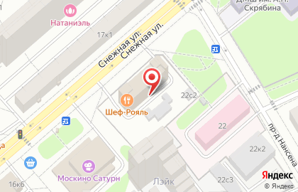 Ресторан Шеф Рояль на карте