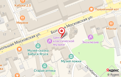 Служба доставки еды Farfor на Октябрьской улице на карте